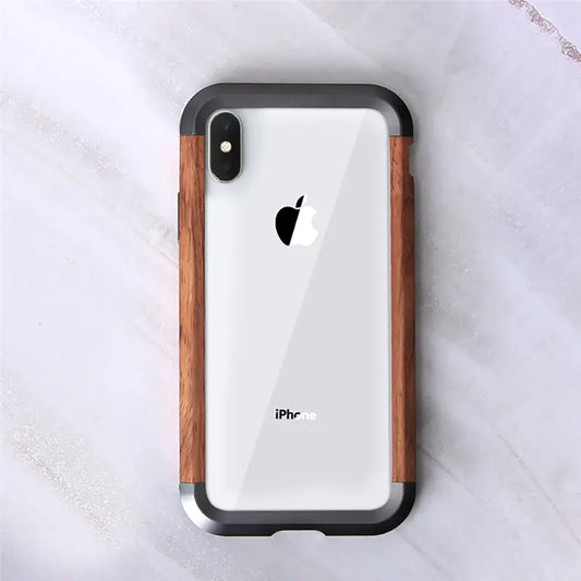 Vintage Wooden Frame Phone Case, Wood Phone Cover