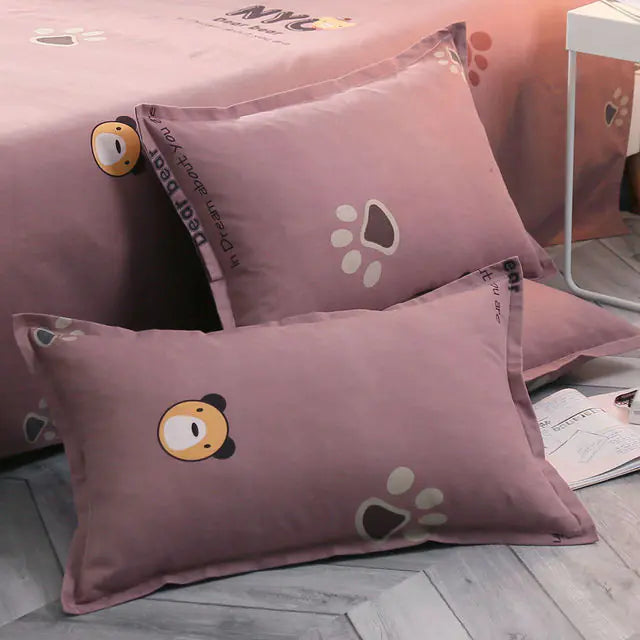 Northern Europe Cartoon Pillowcase Pair for Body Pillows