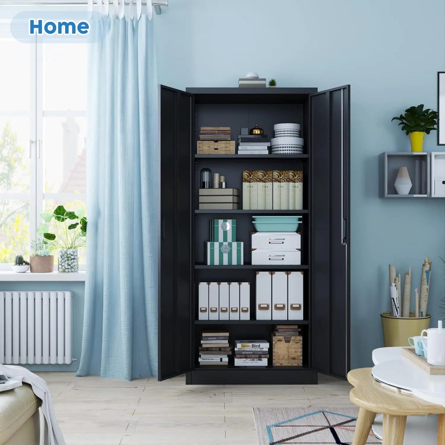 Metal Garage Storage Cabinet With Lock