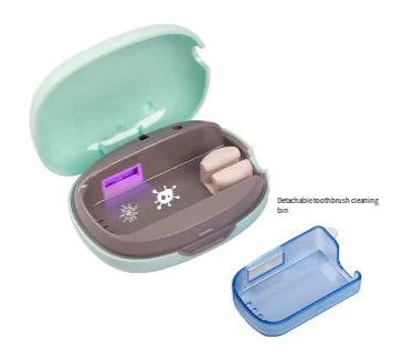 Portable UVC Toothbrush Sanitizer for Home & Travel
