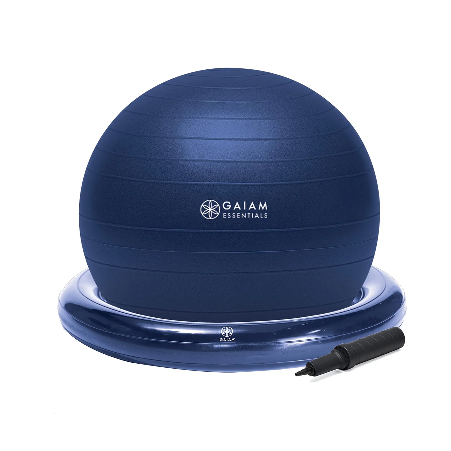 Gaiam Essentials Balance Ball & Base Kit 65cm Yoga Ball Chair