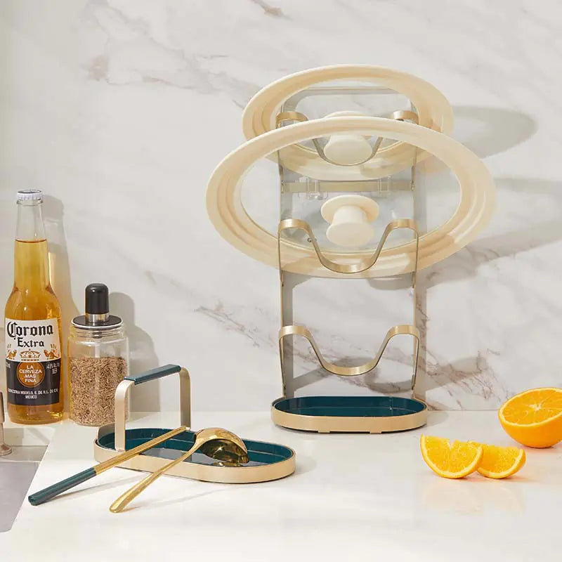 Kitchen Finishing Rack for Pots and Spoons