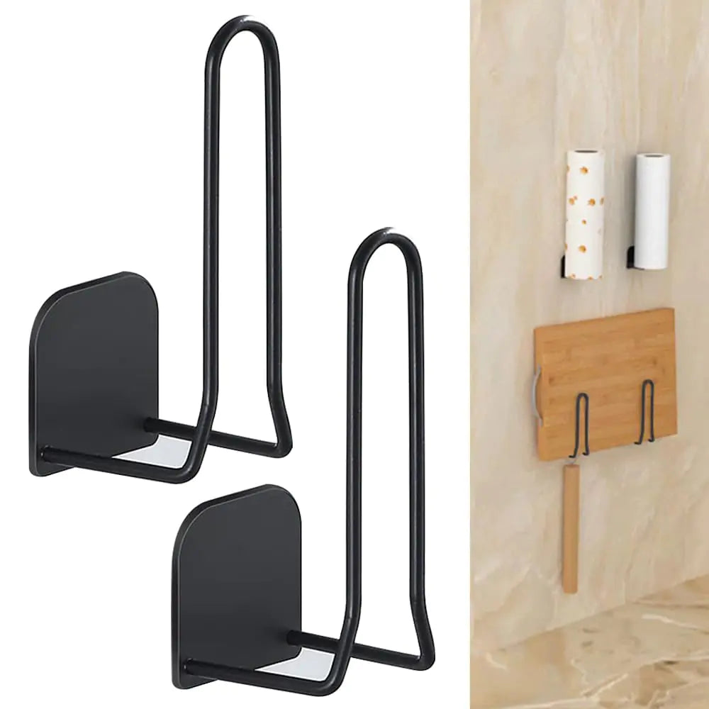 2 Pack Paper Towel Holder Under Cabinet Paper Towel Holder Wall Mount