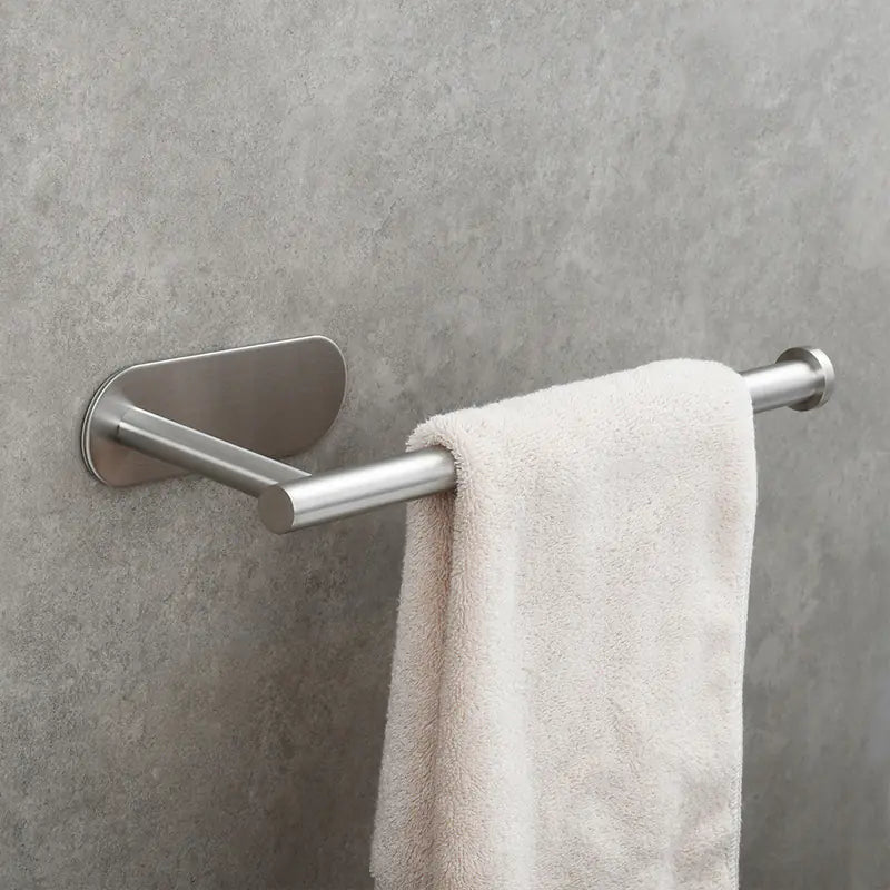 304 Stainless Steel Bathroom Towel Rack with Paper Holder