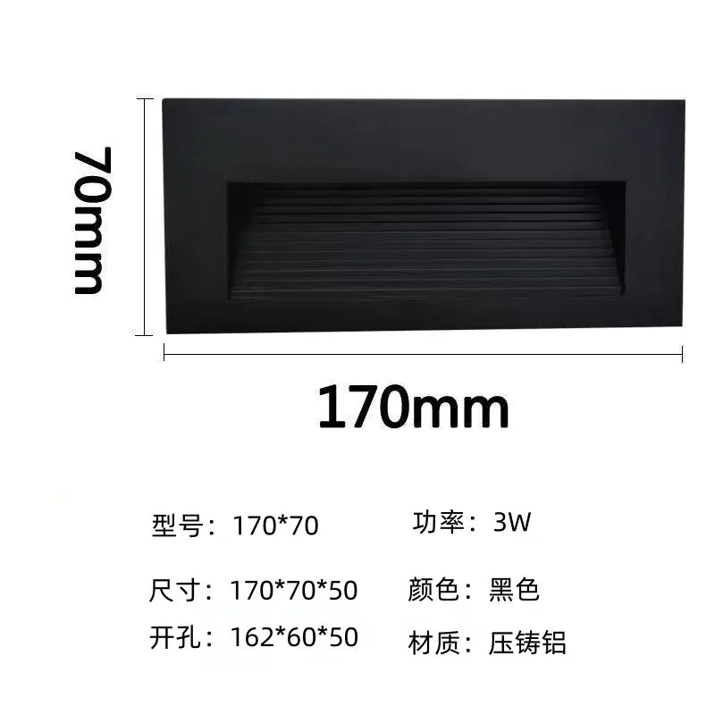 LED Waterproof Inground Step Lights for Outdoor Use