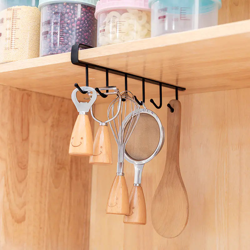 Iron Cupboard Hooks for Closet and Kitchen Storage